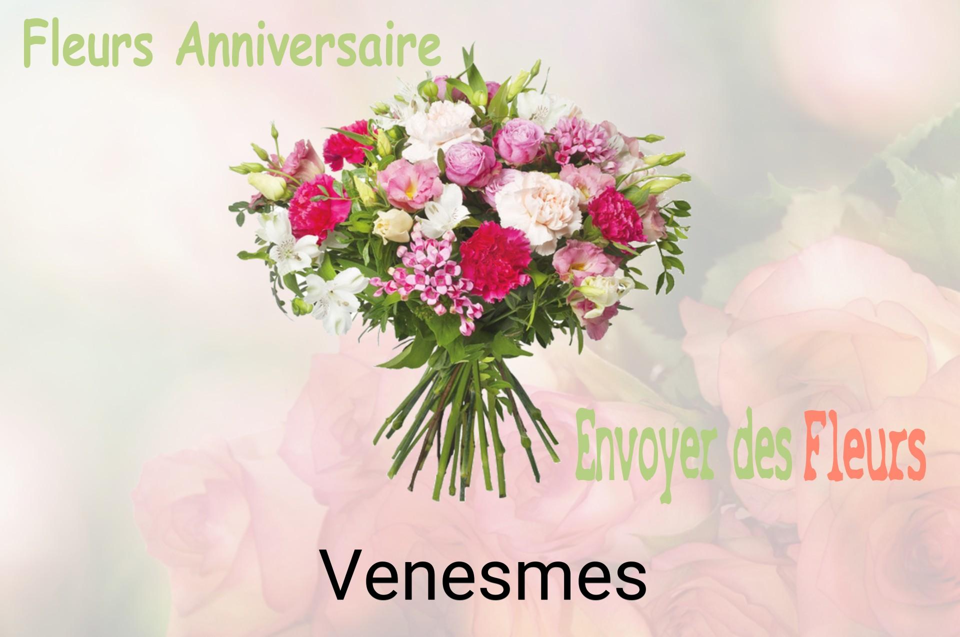 Bouquet de fleurs d’anniversaire livré à Venesmes