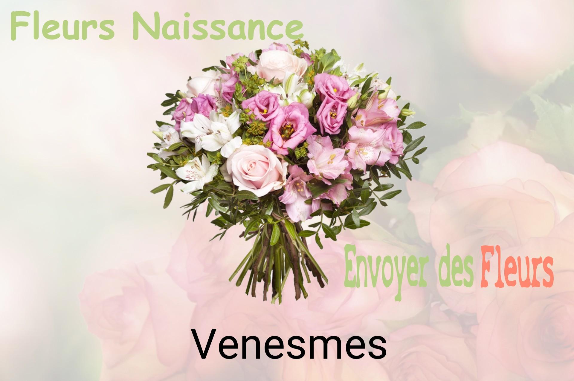 Bouquet de fleurs de naissance livré à Venesmes